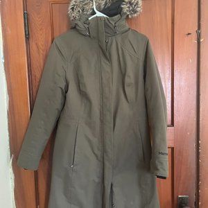 Olive Marmot Women's Chelsea Coat (M)
